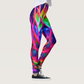 Electric Neon Dragon Fruit Leggings (Rechts)