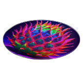 Electric Neon Dragon Fruit Schneidebrett (Ecke)