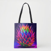 Electric Neon Dragon Fruit Tasche (Vorderseite)