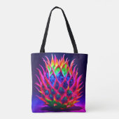 Electric Neon Dragon Fruit Tasche (Rückseite)