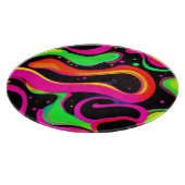 Electric Neon Liquid Spritzer Schneidebrett (Ecke)