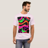 Electric Neon Liquid Spritzer T-Shirt (Vorne ganz)