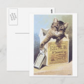 Electric Oil Kitten Trading Card Postkarte (Vorne/Hinten)