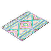 Electric Pastel Dream Kaleidoscope Notizblock (Linke Seite)