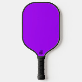Electric Psychedelic Lila Solid Color Pickleball Schläger