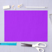 Electric Psychedelic Lila Solid Color Seidenpapier (Handwerk)