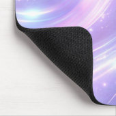 Electric purple neon patterns AI art  Mousepad (Ecke)