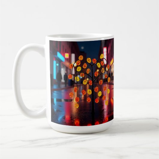 Electric Rainfall Nightscape Kaffeetasse (Links)