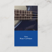 Electric Rock Guitar Visitenkarte (Rückseite)