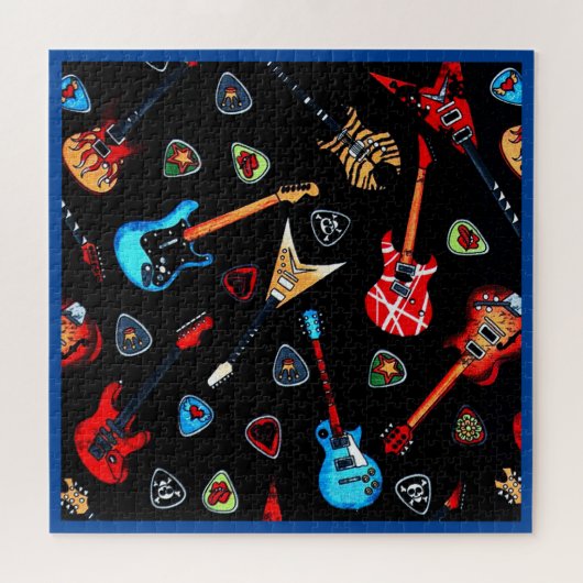 Electric Rock Guitars Puzzle (Horizontal)