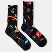 Electric Rock Guitars Socken (Rechts)