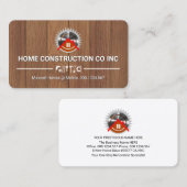 Electric Saw Home On Wood Handyman Tools Visitenkarte (Vorne/Hinten)