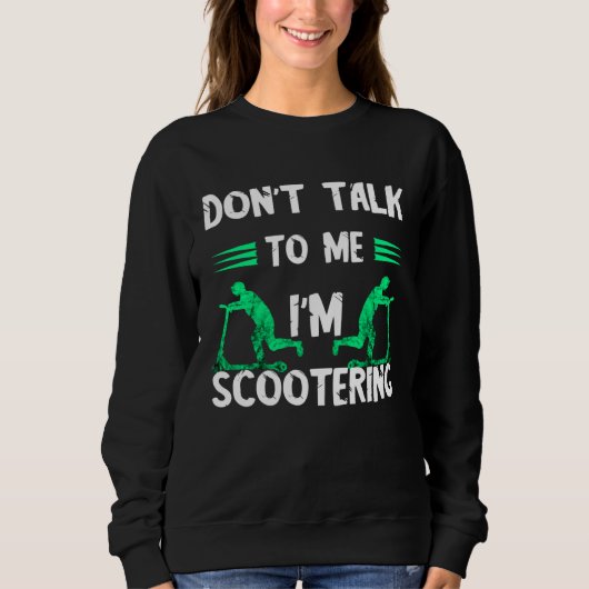 Electric Scooter Driving E Scooter Sweatshirt (Vorderseite)
