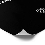 Electric Shave, Men Barbers Price List Poster (Ecke)