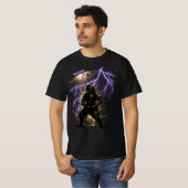 Electric Shogun – Golden Voltage Samurai T-Shirt (Vorne ganz)