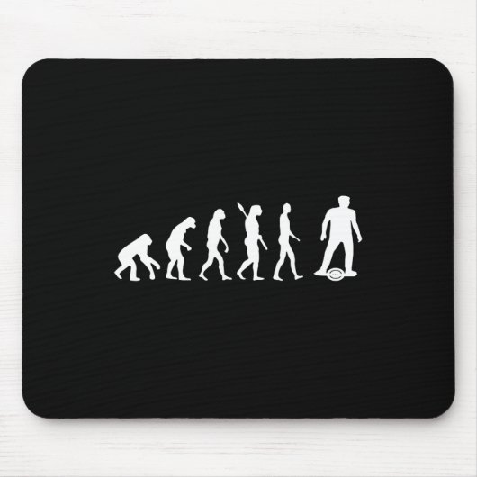 Electric Skateboard Evolution Monowheel Onewheel F Mousepad (Vorne)