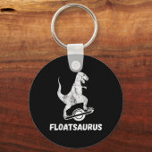 Electric Skateboard Float T-rex Saurus One Wheel V Schlüsselanhänger (Vorderseite)