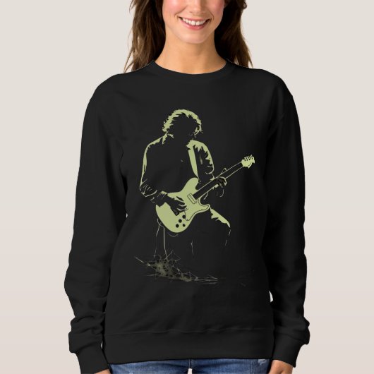 Electric Solitude Strings in the Dark Neon Silence Sweatshirt (Vorderseite)