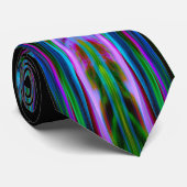 Electric Spectrum Art Tie Krawatte (Gerollt)