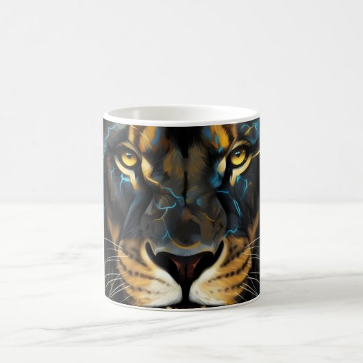 Electric Thunder Lion Coffee Mug Kaffeetasse (Mittel)
