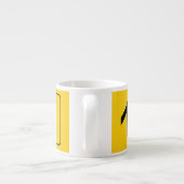 Electric Town Gate - Eisenbahnschild Japan Espressotasse (Rückseite)