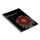 Electric Tree Peony: The Pop-Art Delavay Notizblock (Rechte Seite)