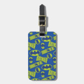 Electric Up Batman - Das dunkle Rittermuster Gepäckanhänger (Vorderseite vertikal)