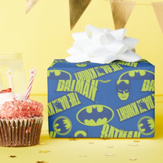 Electric Up Batman - Das dunkle Rittermuster Geschenkpapier (Geburtstagsparty)