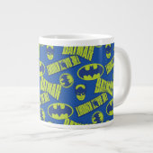 Electric Up Batman - Das dunkle Rittermuster Jumbo-Tasse (Vorderseite Rechts)