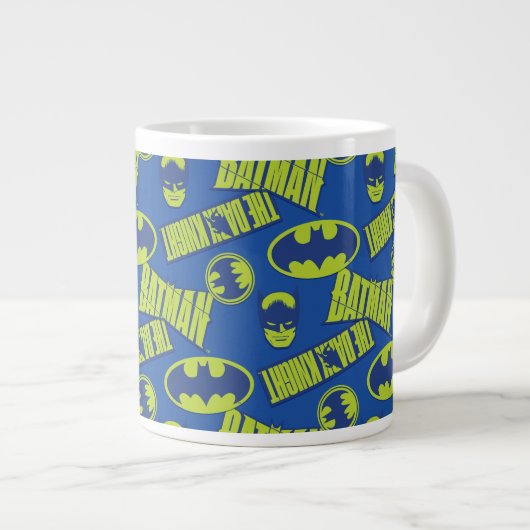 Electric Up Batman - Das dunkle Rittermuster Jumbo-Tasse (Vorderseite Rechts)