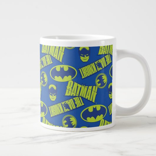 Electric Up Batman - Das dunkle Rittermuster Jumbo-Tasse (Rechts)