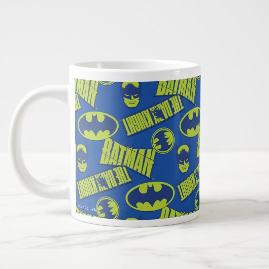 Electric Up Batman - Das dunkle Rittermuster Jumbo-Tasse (Links)