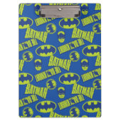 Electric Up Batman - Das dunkle Rittermuster Klemmbrett (Vorderseite)