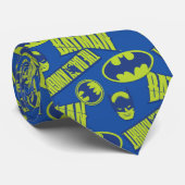 Electric Up Batman - Das dunkle Rittermuster Krawatte (Gerollt)