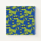 Electric Up Batman - Das dunkle Rittermuster Notizblock (Rückseite)