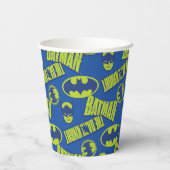 Electric Up Batman - Das dunkle Rittermuster Pappbecher (Rückseite)