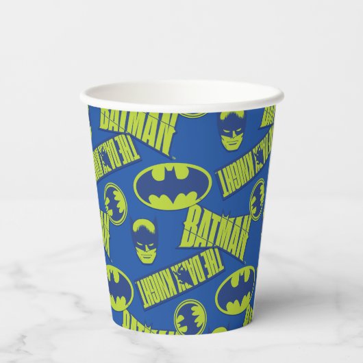 Electric Up Batman - Das dunkle Rittermuster Pappbecher (Rückseite)