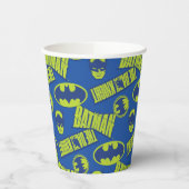 Electric Up Batman - Das dunkle Rittermuster Pappbecher (Links)