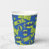 Electric Up Batman - Das dunkle Rittermuster Pappbecher (Rechts)