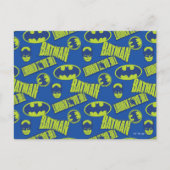 Electric Up Batman - Das dunkle Rittermuster Postkarte (Vorderseite)