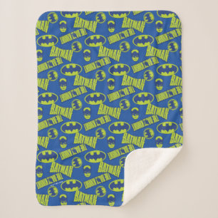 Electric Up Batman - Das dunkle Rittermuster Sherpadecke