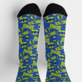 Electric Up Batman - Das dunkle Rittermuster Socken (Oben)