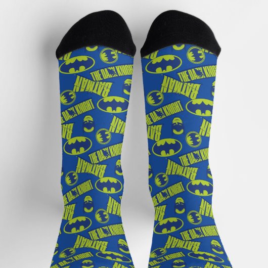 Electric Up Batman - Das dunkle Rittermuster Socken (Oben)