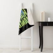 Electric Up Batman läuft durch Typografie Sherpadecke (Beispiel)