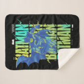 Electric Up Batman läuft durch Typografie Sherpadecke (Vorderseite (Horizontal))