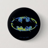 Electric Up Batman Symbol Button (Vorderseite)