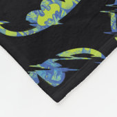 Electric Up Batman Symbol Fleecedecke (Ecke)