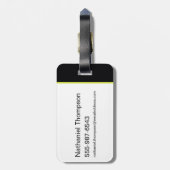 Electric Up Batman Symbol Gepäckanhänger (Rückseite vertikal)