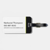 Electric Up Batman Symbol Gepäckanhänger (Rückseite horizontal)