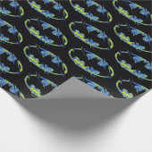 Electric Up Batman Symbol Geschenkpapier (Ecke)